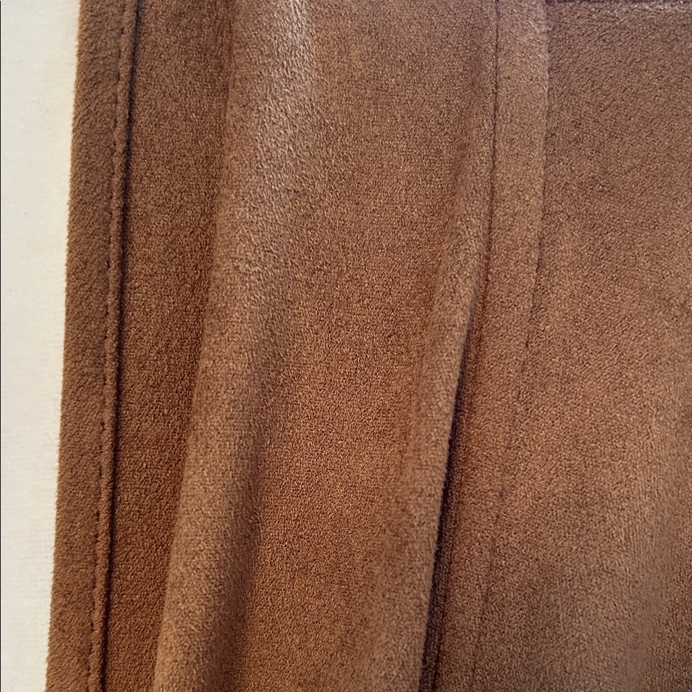 JM Collection Tan Open Front Cardigan - Picture 3 of 5